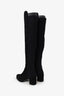 Stuart Weitzman Black Suede Knee High Boots Size 36.5