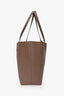 Saint Laurent Taupe Leather Tote with Pouch
