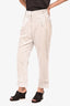 Brunello Cucinell Grey Velvet Trousers Size 6