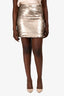 Marella Beige Sequin Mini Skirt Size L