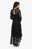 Maje Black Lace Overlay Dress Size 2