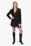 Self-Portrait Black Lace Detailed Blazer Dress Size 4 US