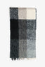 Acne Studios Black/Green/White Check Scarf