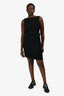 Theory Black Sleeveless Shift Dress Size 8