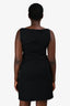 Theory Black Sleeveless Shift Dress Size 8