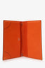 Hermès Orange Leather Agenda Cover/Phone Book