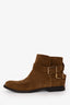 Burberry Brown Suede Ankle Boots Size 38