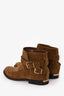Burberry Brown Suede Ankle Boots Size 38
