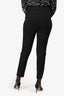 Moncler Black Slim Leg Trousers Size 48