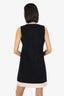 Edun Black/Grey Wool/Angora Sleeveless Dress Size 8