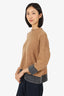Marni Brown/Grey Cashmere Knit Sweater Size 42