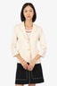 The Row Cream Wool Jacket Size 6