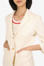The Row Cream Wool Jacket Size 6