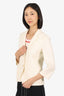 The Row Cream Wool Jacket Size 6