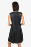 Louis Vuitton Black Lace Detail Shift Dress Size 38