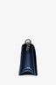 Christian Dior 2015 Blue Metallic Leather Medium 'Diorama' Shoulder Bag