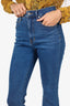 Veronica Beard Blue Denim Carson Ankle Flared Jeans size 27