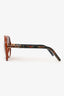 Christian Dior Vintage Brown/Black Frame Cat-eye Sunglasses