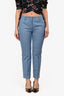 Prada Blue Straight Leg Pants Size 40