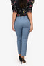Prada Blue Straight Leg Pants Size 40
