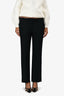 Miu Miu Black Virgin Wool Straight Leg Pants Size 40 w/Tags