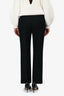 Miu Miu Black Virgin Wool Straight Leg Pants Size 40