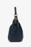 Prada Blue Soft Calf Leather Hobo Bag