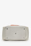 Hermès 2013 Light Grey Clemence Leather Lindy 30