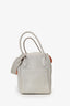 Hermès 2013 Light Grey Clemence Leather Lindy 30