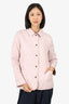 Burberry London Pink Quilted Light Weight Jacket Size S