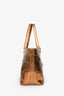 Gucci Gold Leather Guccissima Punch Tote