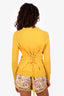 Sandro Yellow Cashmere Lace-Back Cardigan Size 1