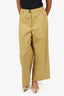Rebecca Taylor Khaki Wide Leg Pants Size 12