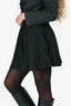 Red Valentino Black Pleated Mini Skirt Size 38