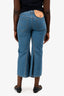 Lanvin Vintage Blue Crop Relaxed Fit Jeans Size 40