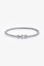 David Yurman Sterling Silver/Diamond Buckle Classic Cable 5mm Bracelet