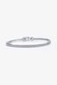 David Yurman Sterling Silver/Diamond Buckle Classic Cable 5mm Bracelet