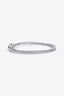 David Yurman Sterling Silver/Diamond Buckle Classic Cable 5mm Bracelet