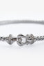 David Yurman Sterling Silver/Diamond Buckle Classic Cable 5mm Bracelet