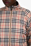Burberry Nova Check Zip Up Sweater Size M