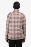 Burberry Nova Check Zip Up Sweater Size M