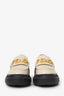 Fendi White Leather Fendigraphy Lug Sole Loafers Size 39