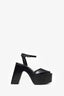 Coperni Black Bridge Platform Sandals Size 40