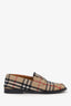 Burberry Beige Wool House Check Pattern Loafers Size 39