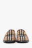 Burberry Beige Wool House Check Pattern Loafers Size 39