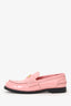 Miu Miu Pink Patent Leather Penny Loafer Size 39