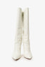 Paris Texas White Patent Leather Knee High Boots Size 39