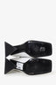 The Attico White Devon Beatle Croco Chelsea Boots Size 39