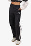 Prada Black Re-Nylon Side-stripe Track Pants Size 42