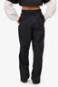 Prada Black Re-Nylon Side-stripe Track Pants Size 42